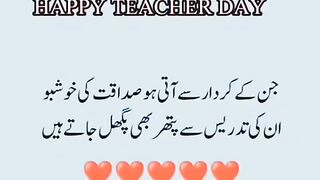 My teachers.