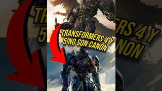 Transformers 4 y 5 NO son CANON