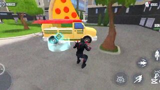 Spider fighter 3 action gameplay Black Iron Man safe City