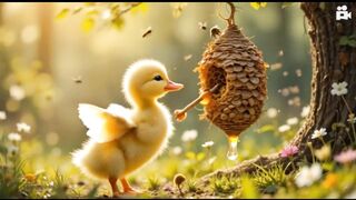 Duckling save seriously injured cat ????#duckrescue #CuteAnimals #AnimalRescue