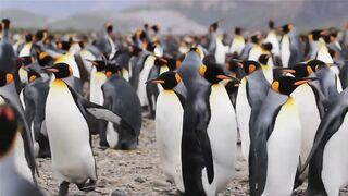 "penguins: Megistic creatures of the Antarctic"