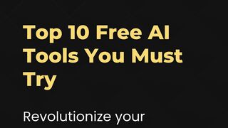Episode 1 - Top 10 Free AI Tools You Must Try
