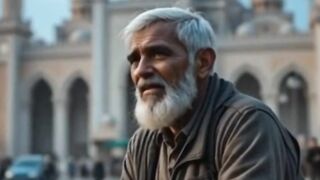 Poor people were crying in front of the mosque|????#shorts #poor #rich
