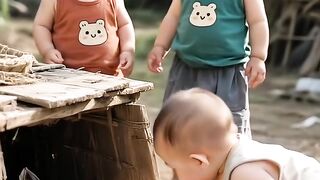 Baby  playing