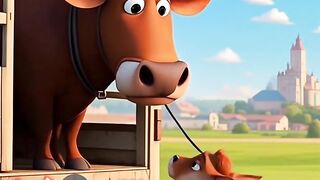 Funny cow baby