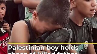 Poor boy lose his father
