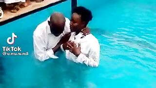 Pastor since we are in here we might as well swim
