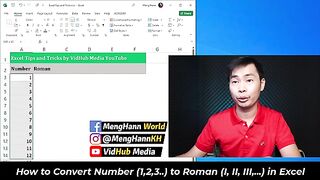 2 Tricks to Convert Number to ROMAN in Excel _ Excel Hack(360P)
