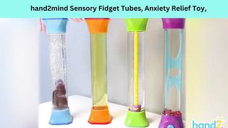 hand2mind Sensory Fidget Tubes, Anxiety Relief Toy,