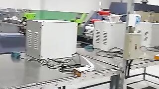 Tray installation and machine wiring