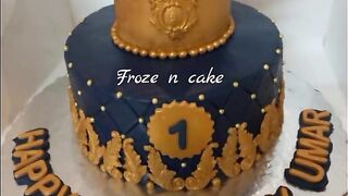Birthday cake decorating