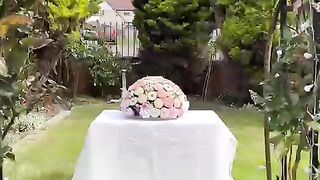 Beautiful  cup cake flowers