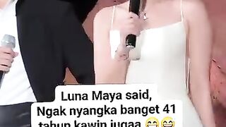 Akhirnya Luna Maya menikah diumur 41 tahun