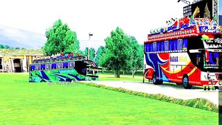 Bus sumlater Indonesia gameplay viral video viral post