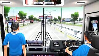 Bus sumlater Indonesia gameplay viral video viral post