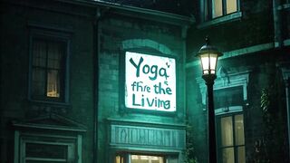 Hilarious Ghost Joins Yoga Class: Floating Off the Mat!