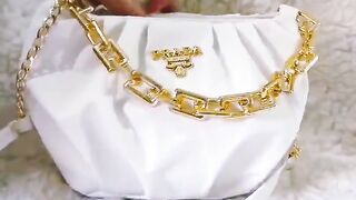 Women's plain saddle crossbody bag ????️