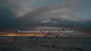 Allah says know!