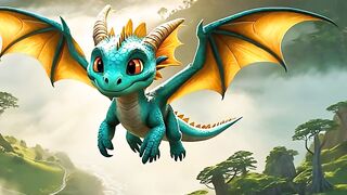Little Dragon befriend baby dinosaur