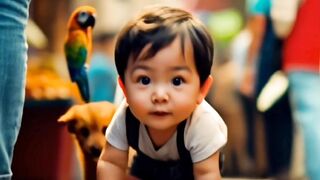 Baby Boy Search Food's #baby #babyboy #ai #cute #love #aivideogenerator #aivideo #aivideoshort