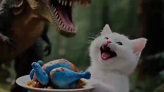He raised a Dinasour like a pet