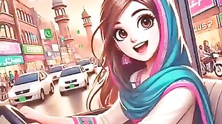 Pathan aur biwi ki driving #comedy