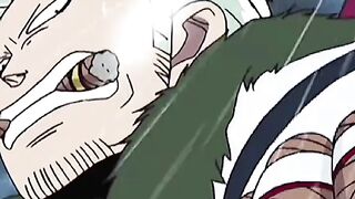 Dragon saves luffy