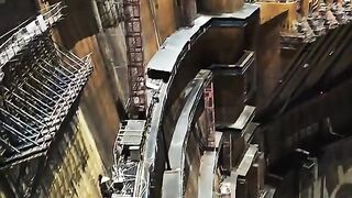 Welding process of reservoir power station