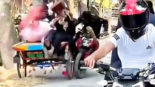 Bike crashed