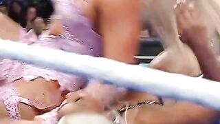Lady wrestling