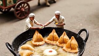 Tiny hands, big flavors! ???? Watch these miniature chefs create incredible Indian dishes. #miniaturefood #indianfood #foodart #shorts"