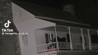 Paranormal Activity a guy Captured a Black intity floating in the air