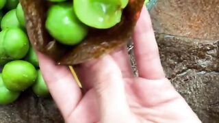 Perfect Plum Cutting | Juicy Alocha ASMR Video”
