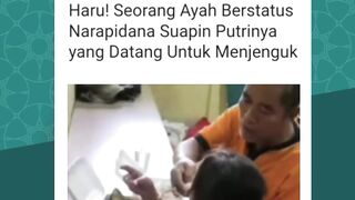 Pak pol nya ikut terharu....