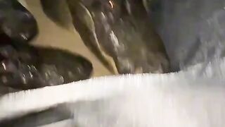 A Group of Crocodile ready to eat outside The tent of a campers