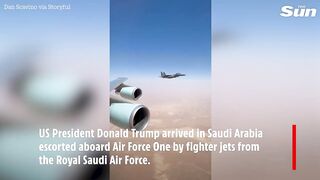 Saudi fighter jets scramble as Trump arrives for Middle East tour