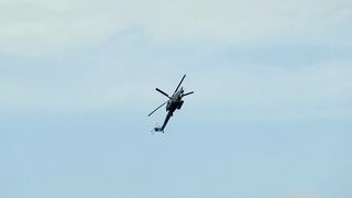 Military Halicopter Defense Against Missile Strike