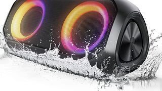 Bluetooth Speakers, [Blod Bass & Dynamic RGB] Portable Wireless Speaker with 24W