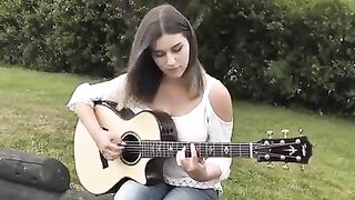 Nice Gitar / lovely Girl With Gitar