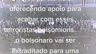Presidente dos EUA já ofereceu ajuda para o Presidente Lula acabar com esse terrorista Bolsonaristas