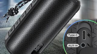 Oraolo Luster Wireless Bluetooth Speaker, Bluetooth Speakers with Lights, Portable