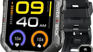 Smart Watch for Men Fitness Tracker: Bluetooth (Answer/Make Call) Tactical