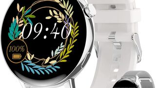 Iaret Smart Watch for Women, Answer/Make Call Waterproof Smartwatch for Android