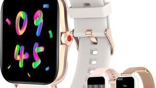 Iaret Smart Watch for Women(Call Receive/Dial), Fitness Tracker Waterproof