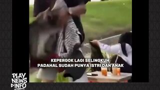 Istri Pergoki suami selingkuh dengan wanita lain