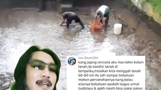 Tanah berbatu apakah bisa dibuat kolam tanah untuk pembesaran lele❓