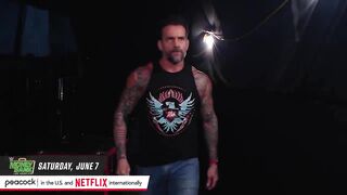 CM Punk vs. sami Zayn and Jey USO fight Seth Rollins and Bron