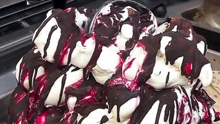 "White chocolate, raspberry, and Italian dark chocolate make for one of the best ice cream combinations".