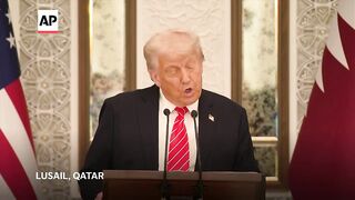 Trump urges Qatar to help him persuade Iran to give up its nuclear program.