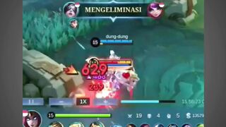 Duel Maut 1 vs 2 #iritel #mobilelegends